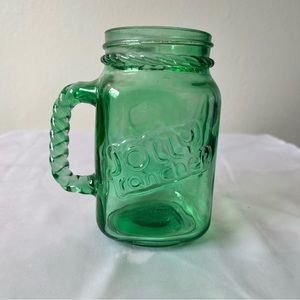 Jolly Rancher • Green Mason Jar Style Cup